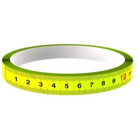 CINTA METRICA DE ACERO ADHESIVA ALTA VISIBILIDAD 2mX13MM - ACHA