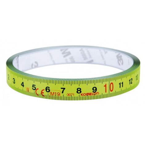 CINTA METRICA DE ACERO ADHESIVA ALTA VISIBILIDAD 3mX13MM - ACHA