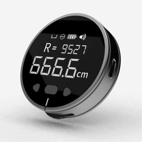 Cinta métrica digital LCD de 99 m, regla electrónica, transmisión de voz, medición digital, distancia a objetos irregulares, telémetro