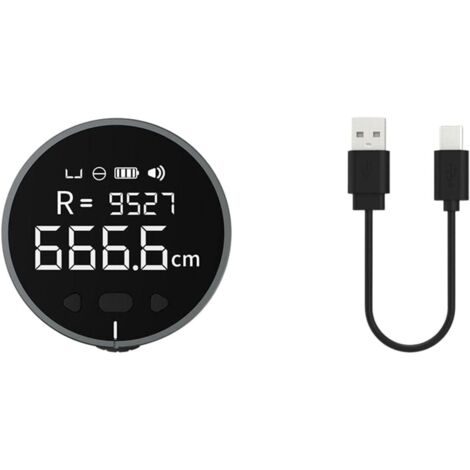 Cinta métrica electrónica con pantalla LCD, regla electrónica digital 8 en 1, medición banda con pantalla LCD, bajo consumo energía para curvas planas