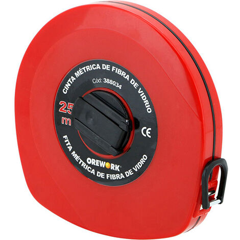Cinta métrica OREWORK fibra vidrio 30 m
