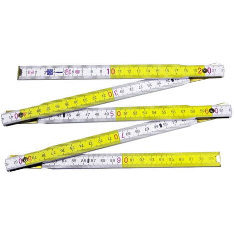 Cinta métrica plegable de madera EG III 1m 5 piezas