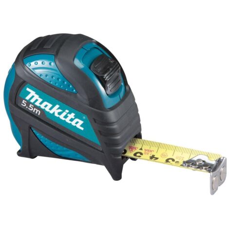 Cinta métrica profesional Makita con cable en espiral y clip para cinturón, 7,5 m 7,5 m - Escala en ambos lados - Clase II, CE
