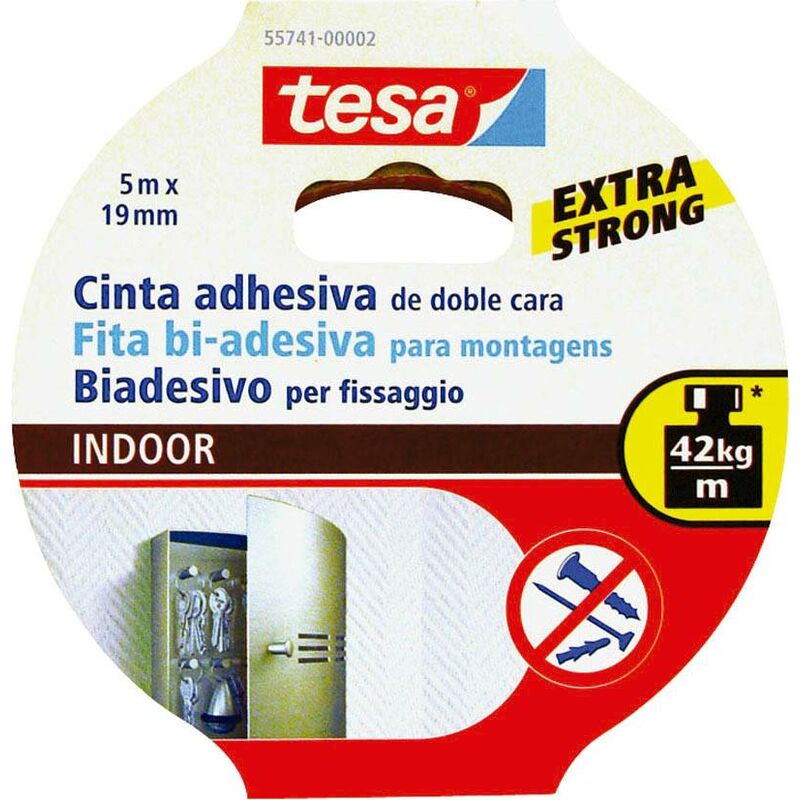 

Cinta adhesiva Tesa doble cara reforzada