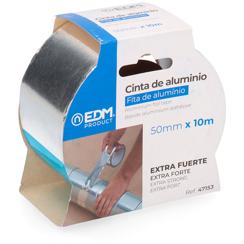 

Cinta multiuso de aluminio 10m x 50mm - EDM