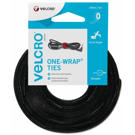 Cinta one-wrap, 10 mm x 5 m, negra