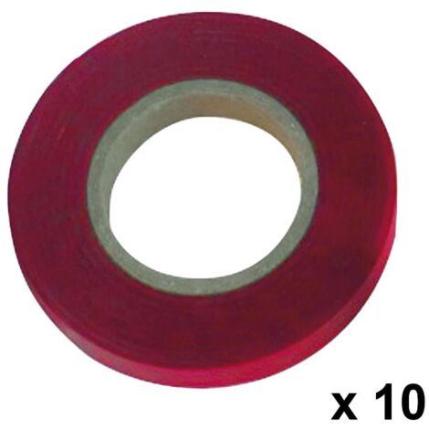 cinta para atadora 11 x 0,15 mm. x 26 metros rojo (pack 10 rollos)