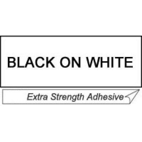 Cinta para impresora de etiquetas TZ brother negro sobre blanco 8m TZES261