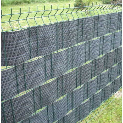 Cinta para valla Technorattan 19x255 RD-02 Marrón oscuro