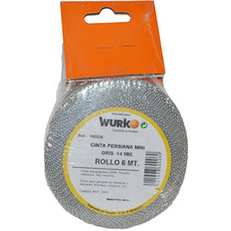 CINTA PERSIANA MINI GRIS 6 MT ROLLO