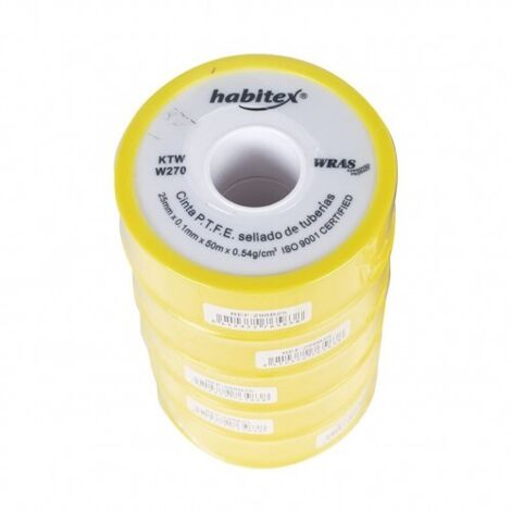 CINTA PTFE PARA JUNTAS 25MMX50M. - EHLIS