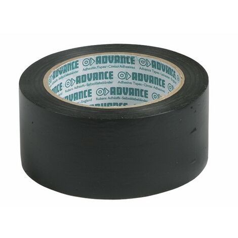 Cinta PVC adhesiva negra 30mm - ADVANCE : 103256