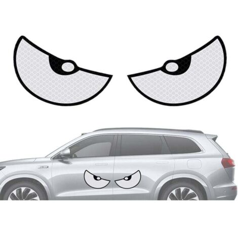Cinta reflectante KZQ para coche, cinta reflectante para motocicleta - Pegatinas de advertencia de ojo de gato para coche, pegatinas multiusos para motocicleta, pegatinas reflectantes para coche, cint