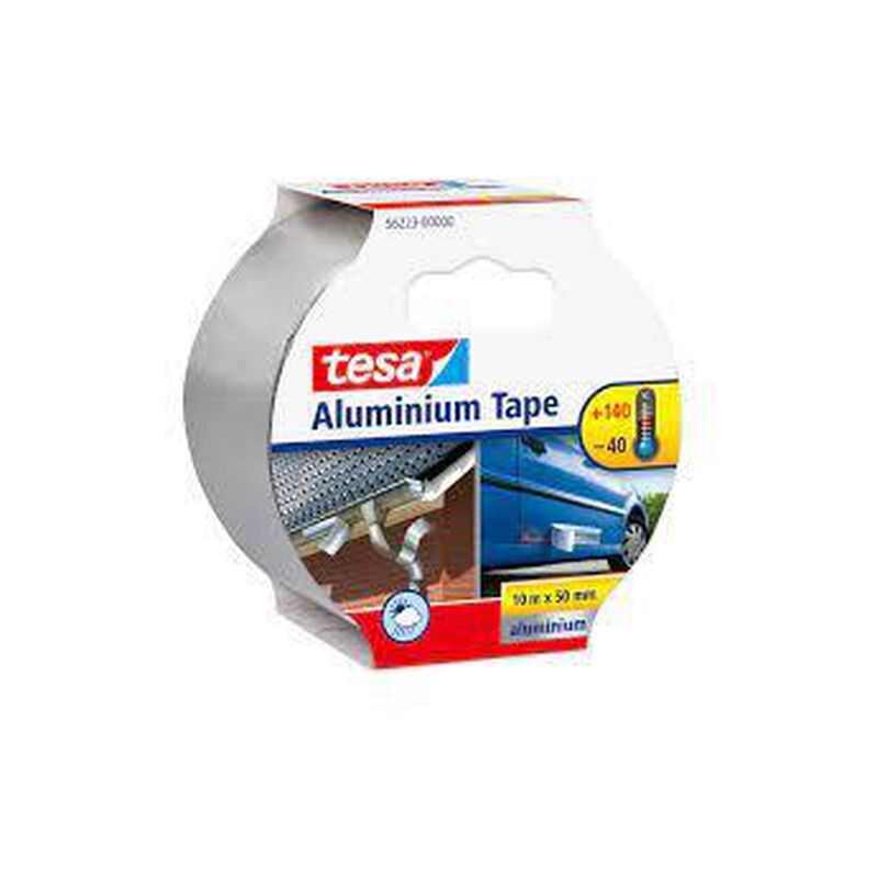 

Cinta de reparación de aluminio 10mx50mm plata