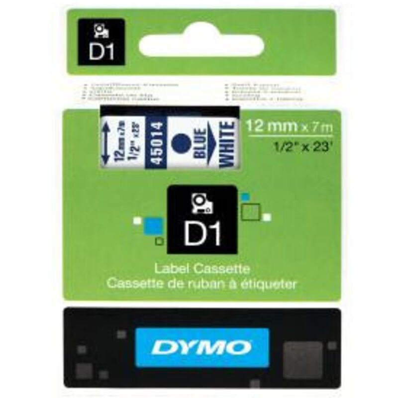Cinta de etiquetas Dymo 45014 Blanco Azul (S0720540)