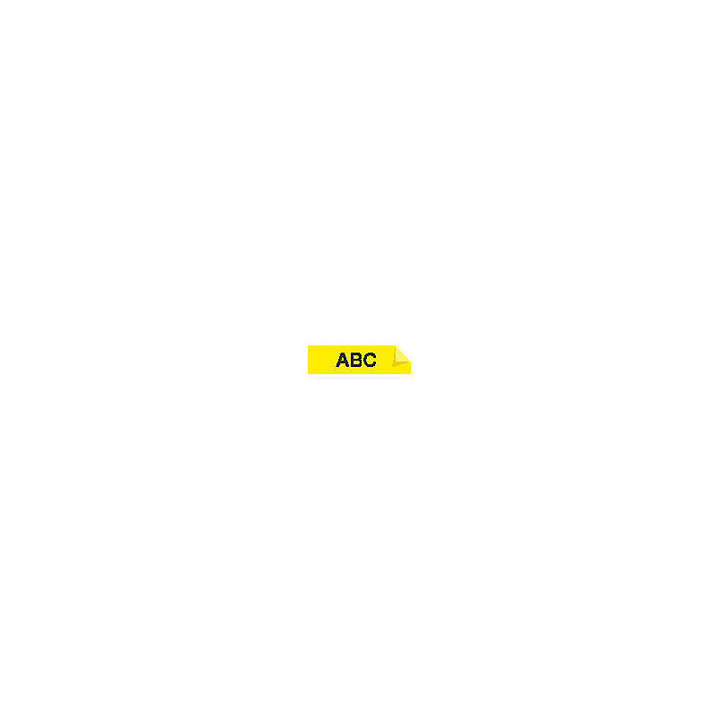 Dymo - Cinta para rotular D1 anchura 19 mm negro sobre amarillo ue