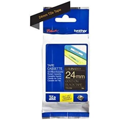 CINTA ROTULADORA NEGRO / ORO24