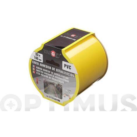CINTA SEÑALIZACION 33MX100MM AMARILLA - IPT