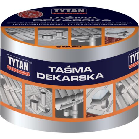 CINTA SELLADORA DE TECHOS 10CM10MB PLATA/ALUMINIO - TAS DEK 10 1