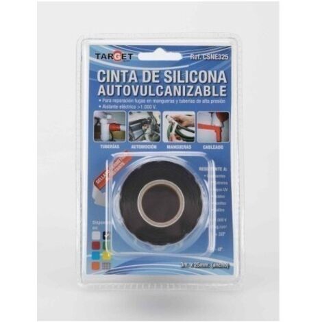 Cinta Sil 25Mmx  3Mt Autovulcanizable Transparente Target