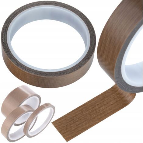 Cinta Teflon 0.18mm para maquina soldar 25mm x 10M