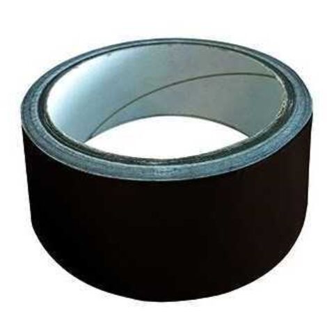 Cinta térmica de aluminio adhesiva negra 40 mm x 9 m
