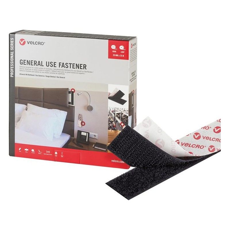 

Cinta VELCRO VELCRO 20mm x 5m negro