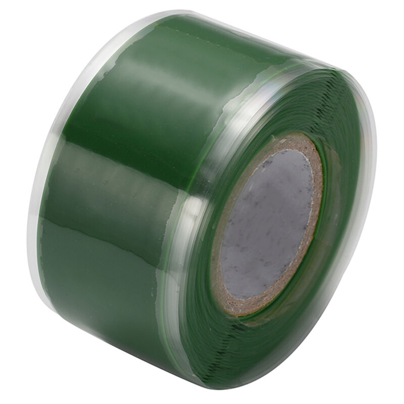 

Cintas de reparacion de aislamiento de sellado de caucho de silicona autoadhesivo impermeable,Verde, 1,5 m