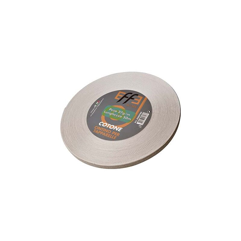 Cintino avvolgibili cotone avana/grigio mm 22 gr/mt 27 mt 50