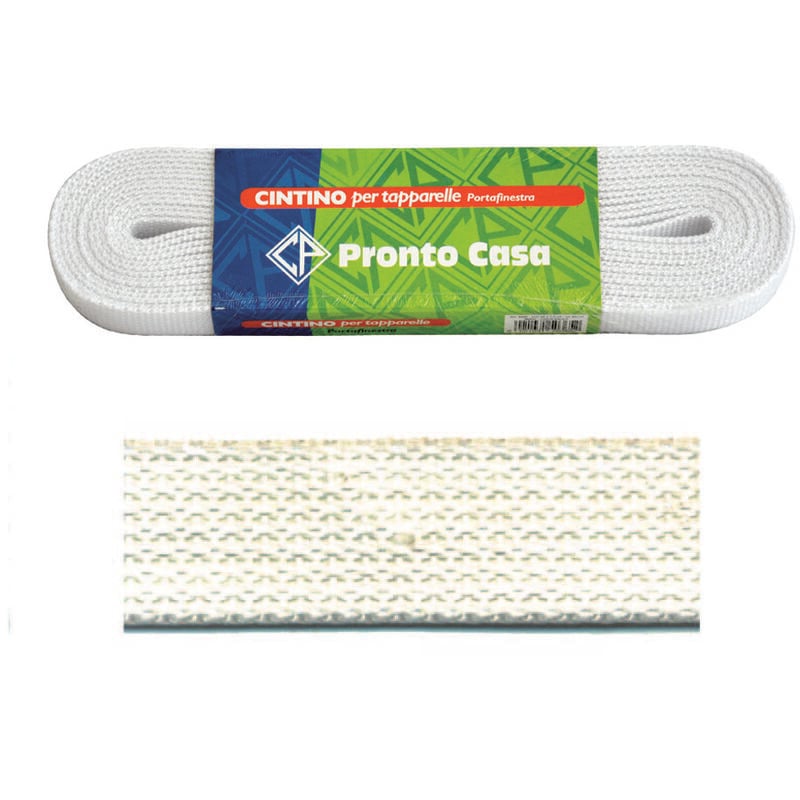 Image of Cintino nylon bianco per avvolgibili in matassine - mt.5,5x mm.22h. in matassina gr.23 per metro