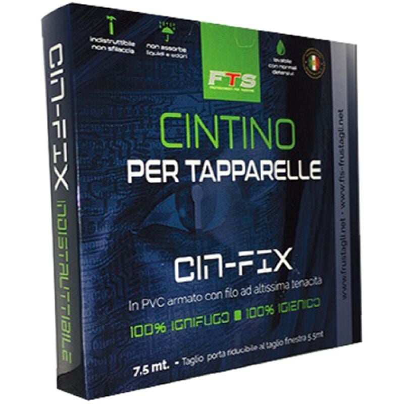 EAC - cintino tapparella pvc '''cin-fix''' bianco 7.5MT