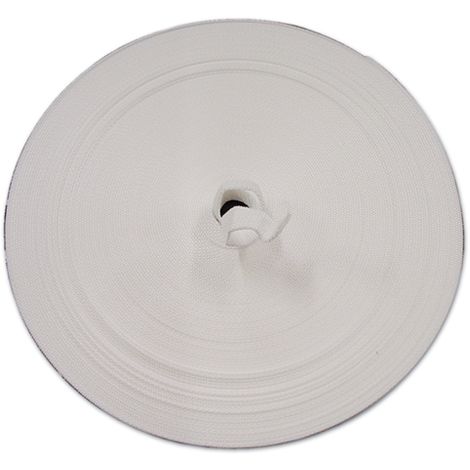 CINTINO TAPPARELLA POLIPROPILENE 22MM BIANCO ROTOLO 50 MT