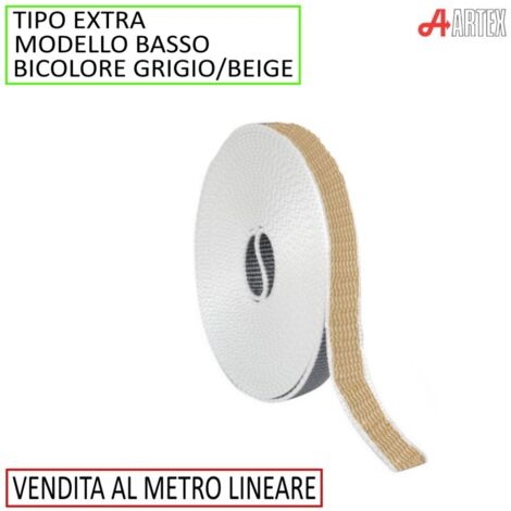 CINTINO TIPO EXTRA BASSO BEIGE/GRIGIO LARGHEZZA 18 MM - SPESSORE 2.2 MM