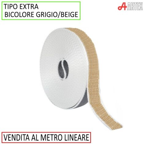 CINTINO TIPO EXTRA BEIGE/GRIGIO LARGHEZZA 22 MM - SPESSORE 2.2 MM