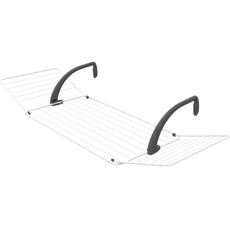 cintre à linge de balcon "breeze" vileda noir 18 m