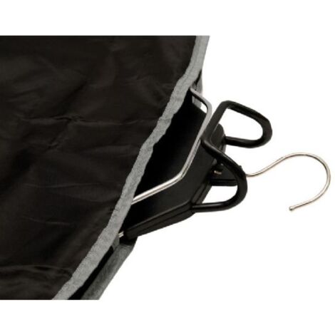 Cintre a vetements PVC avec housse Noir