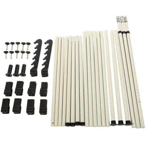 Cintre à vêtements réglable et robuste à 4 pôles pour la maison, porte-vêtements simple pour placard, garde-robe, chambre