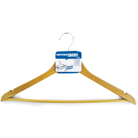 Cintre Bois Galbe Gaine Anti Glis - Copefa