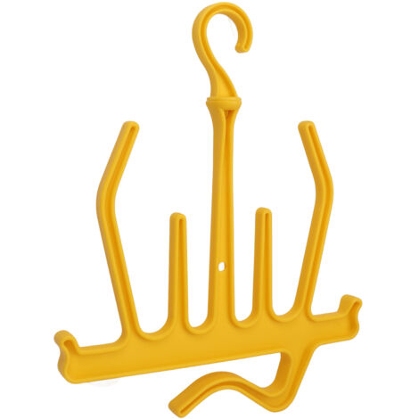 Cintre de plongée ultra-résistant à séchage rapide pour combinaison de plongée support de séchage pour équipement de plongée (bottes, gants, masques et accessoires de plongée) couleur jaune