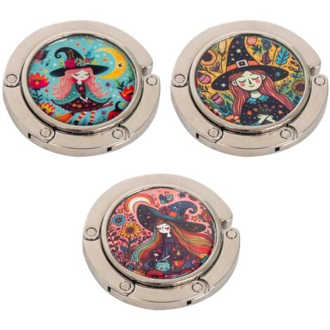 Cintre de sac magique pour sorcières - 3 designs uniques et amusants pour accrocher des accessoires à la maison ou un cadeau original