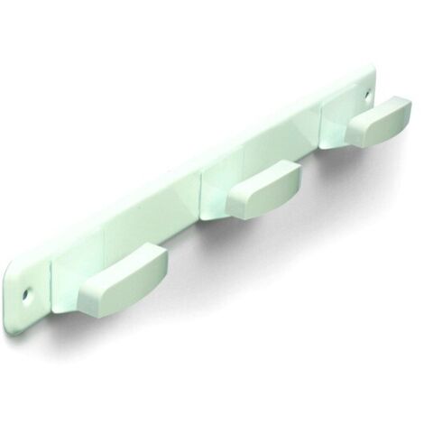 CINTRE EN ACIER INOXYDABLE 3 BRAC.LAC.BLANC