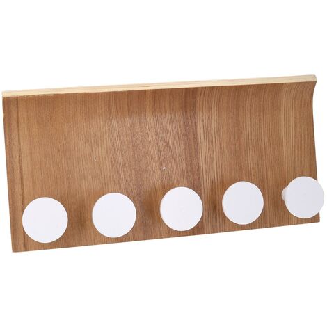 Cintre en bois marron 5 places cm35x5x17