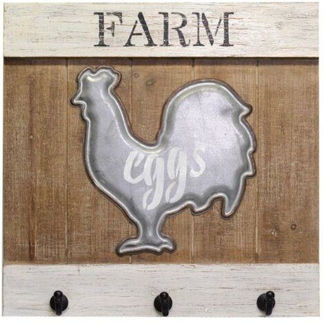 Cintre en bois poule 3 places cm40x40x7,5