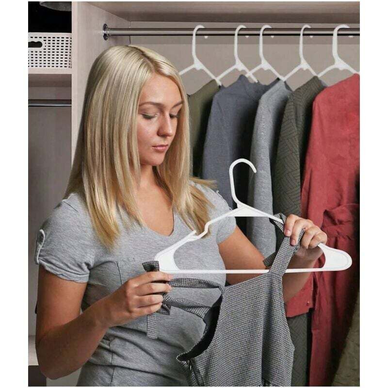 Cintre en plastique, cintre pour enfants, vêtements pour enfants, tout-petits et enfants - Usage quotidien standard - Convient aux armoires,