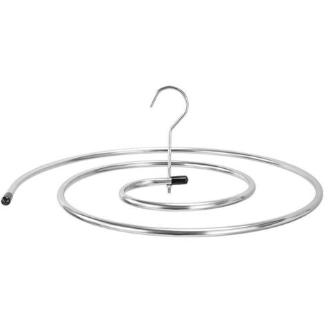 Cintre en spirale, draps et couvertures Séchoir en acier inoxydable en forme de spirale Cintre de rangement en spirale pour couettes pour une utilisation intérieure et extérieure