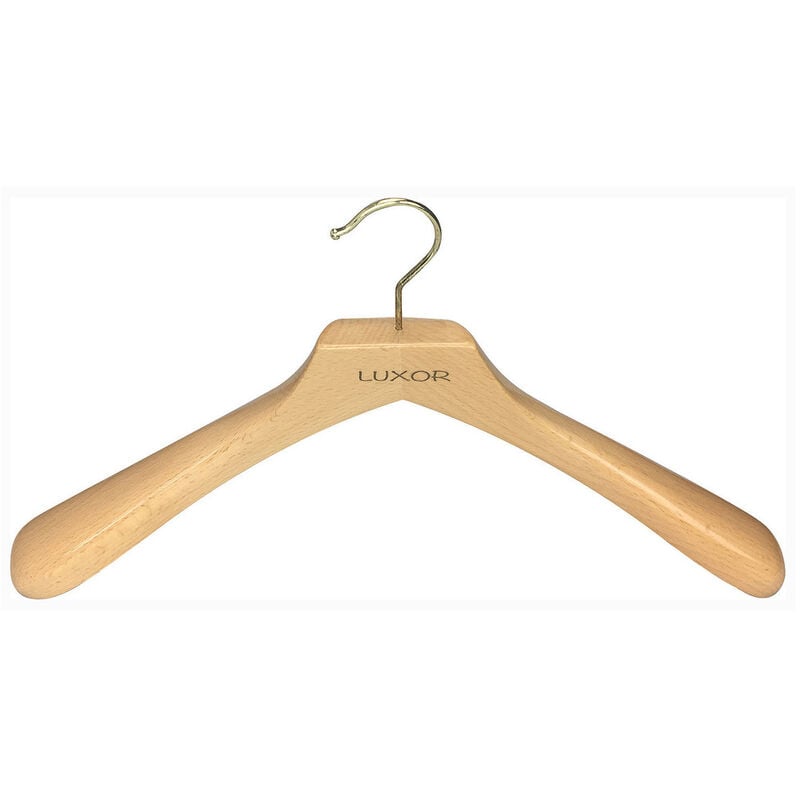 Mondex - Cintre Bois Naturel Luxor Miss 41cm