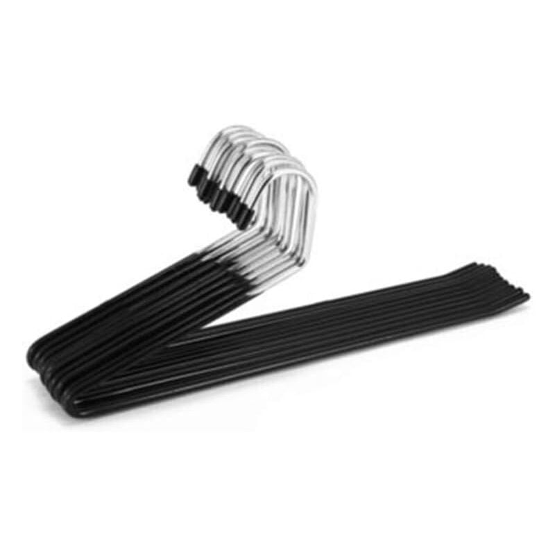 Cintre pour pantalons Cintre pour pantalons à extrémité ouverte Cintre pour jeans antidérapant Antirouille (Noir)