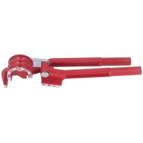 Cintre pour tubes de 1/4", 5/16", 3/8" en un seul outil - Basculeur à 180° avec 3 rainures pour travaux HVAC