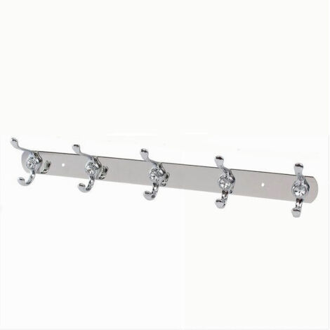 Cintre Salle De Bain Double Avec 5 Crochets Diamant 52174