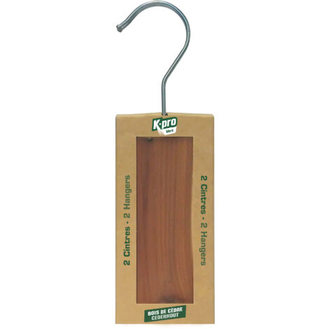 Cintres au bois de cèdre x2 K.PRO